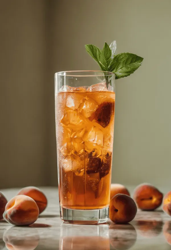 Eau active ice tea pêche